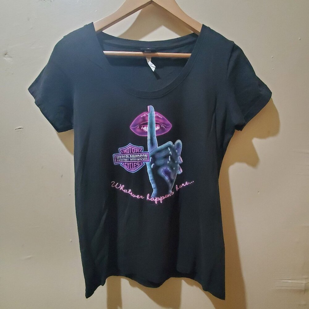 Women's Harley Davidson Las Vegas Neon T-Shirt
